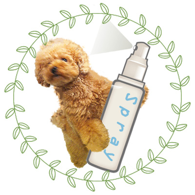 手作りの犬用ブラッシングスプレー